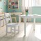 Flash Furniture White Kids Solid Hardwood 3 PC Table & Chair Set TW-WTCS-1001-WH-GG - alternate 5